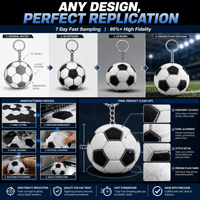 Porte-clés ballon de football personnalisé en peluche 2028, fabrication OEM/ODM, vente en gros, drapeaux nationaux brodés, qualité supérieure, cadeau en vrac