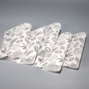 Papier d'emballage pour hamburger à emporter, résistant à la graisse, personnalisé, impression de logo à usage unique - Product Image 2