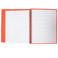 Carnet à spirale personnalisé avec anneaux dissimulés, couverture souple, anneaux en plastique, journal en papier