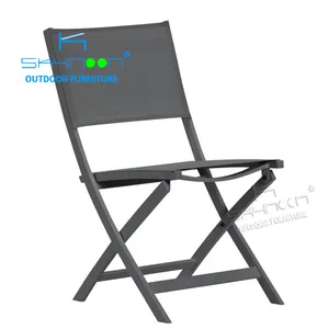 热卖可折叠躺椅低价铝制户外餐椅高品质花园椅 (51259A)