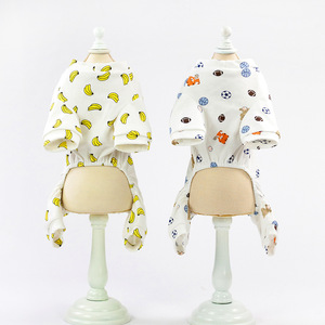 Summer Small Dog Cat pigiama outfit Teddy Printed Tshirt Soft Pet Clothes Shirt Pijama Perro Dog tuta Cotton Pet Dog pigiama - Product Image 3