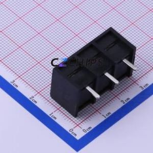 JL950-95003B01 Barrier Terminal Block Through hole Component (THT),P=9.5mm Connector Three Sides 9.5mm 1x3P Straight Pin - Product Image 2