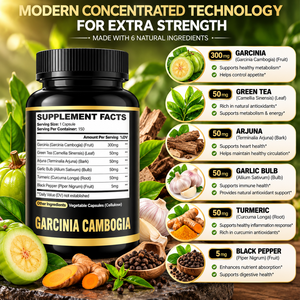 Capsules amincissantes à l'extrait pur <span class=keywords><strong>de</strong></span> Garcinia Cambogia naturel 6 en 1, extra-fortes, avec thé vert, pour la <span class=keywords><strong>perte</strong></span> <span class=keywords><strong>de</strong></span> <span class=keywords><strong>poids</strong></span>, marque privée OEM - Product Image 2