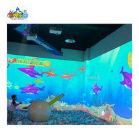 Jeux vidéo interactifs d'intérieur pour enfants, projecteur mural/sol en métal pour une utilisation éducative ou ludique à domicile