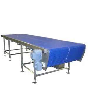 Plastik rantai slat modular conveyor belt