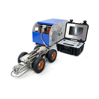 Robot caméra d'inspection de canalisations HD CCTV avec caméra 360° °   Rotation, 220 °   Système de caméra rotative pour l'inspection de canalisations de 200 à 3500 mm