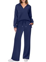 Mode printemps, vêtements décontractés pour femmes, pantalon à cordon de serrage à manches longues, couleur unie, ensembles de pantalons deux pièces pour femmes