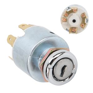 Commutateur de commande de cylindre de serrure d'allumage <span class=keywords><strong>12V</strong></span> avec <span class=keywords><strong>2</strong></span> clés ajustement universel pour Lucas SPB501 4 <span class=keywords><strong>positions</strong></span> - Product Image 5