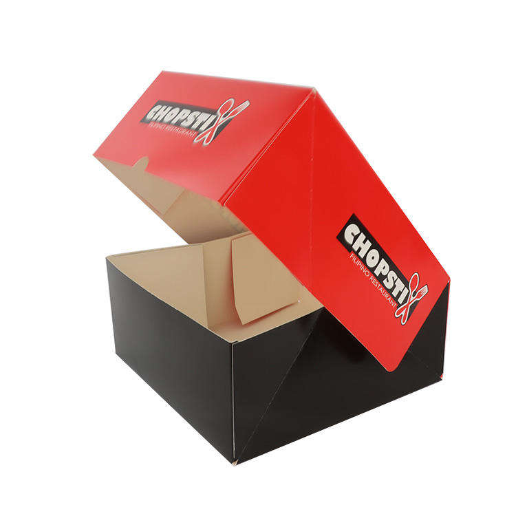 High Quality Multi Size Fried Chicken Box Custom Food Grade Take Out Fast Food Paper Packaging Container Paper Box