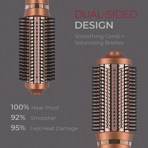 1500W professionale spazzola ad aria calda spazzola per capelli <span class=keywords><strong>2</strong></span> in 1 asciugacapelli a un passo - Product Image 4