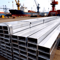 Tubos Cuadrados de Acero al Carbono Q345 Q235 Q235B, Tubo Cuadrado de Hierro Galvanizado para Estructuras de Acero