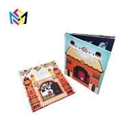 Livre d'histoires pour enfants personnalisé en couleur pleine page, couverture rigide, art silhouette classique, livre de lecture pour enfants, approvisionnement direct usine en gros