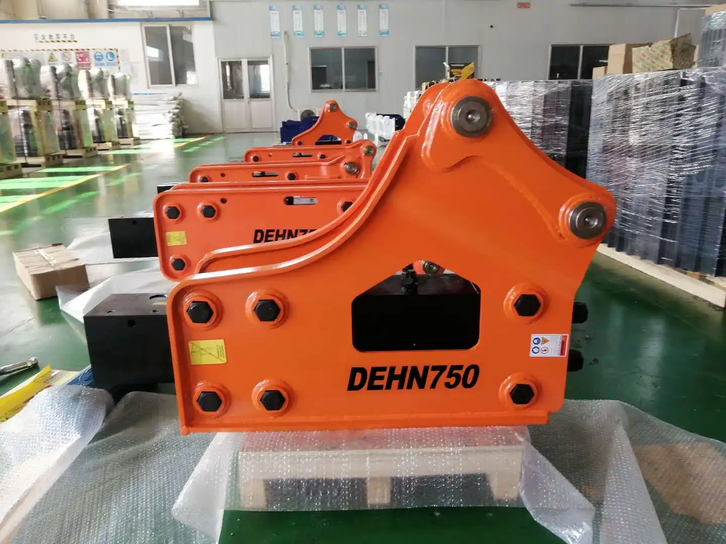 DEHN750ケース580スーパーl油圧ハンマーブレーカー75ショベル用チゼル用油圧ハンマー75mm