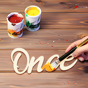 Letras de Madera Modernas de Alta Calidad Personalizadas para Decoración de Fiesta de Cumpleaños con Letrero 'Había una vez' Ideales para Dropshipping - Product Image 4