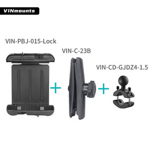 Support de tablette portable en plastique robuste antivol unique, hauteur réglable - Product Image 3