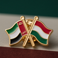 Vente en gros de badges en émail souple et dur drapeau irakien croisé badge en métal arménien revers métal angleterre italie drapeaux épingle pour sac