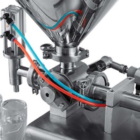FillinMachine Semi-automatique crème glacée eau liquide miel jus sauce boisson gazeuse pâte de tomate machine de remplissage