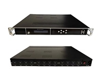 Solución de cabecera iptv para sistema de hotel, sintonizador de satélite con entrada y entrada HD