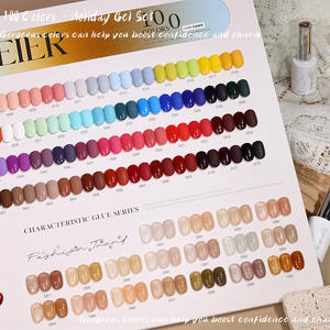 Set de Esmaltes de Uñas Estilo Macaron de 100 Colores, Estilo Macaron, Gel de Cristal, Sin Necesidad de Lavado, Arte de Uñas - Product Image 5