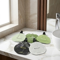 Pochette de voyage personnalisable à bec verseur indépendant, rechargeable, pour sous-conditionnement de lotion, crème pour les yeux et le visage, shampoing, gelée, nouilles, emballage biodégradable