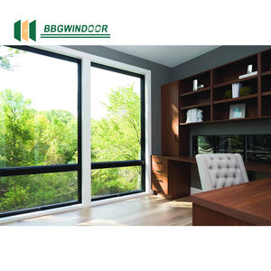 Lukliving fenêtres fixes en aluminium de haute qualité impact d'ouragan grand mur de fenêtre en verre avec stores entre <span class=keywords><strong>le</strong></span> verre - Product Image 5