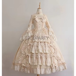 Vestido de Princesa Lolita de Anime para Mujer, Lindo Vestido con Lazo y Encaje, Vestidos de Gasa con Costuras, Faldas Amplias Combinables para Damas, Nuevo - Product Image 4