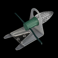 Guanyi Plastic - Clip de fixation pour guirlandes lumineuses extérieures, type tuile, avec installation facile pour lumières de Noël C9 C7, pour utilisation sur toiture