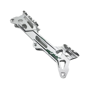โครงรองรับรองเท้าสเก็ตแบบอินไลน์ 1 คู่ ทำจากอลูมิเนียมอัลลอยด์  โครงสร้าง CNC สำหรับรองเท้าสเก็ตความเร็วสูง 3 ล้อ น้ำหนักเบา - Product Image 3