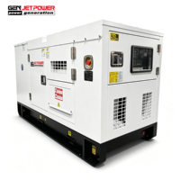 Kompletter Grauer Großer Kraftstofftank 40KW/50KVA 44KW/55KVA Wassergekühlter Dieselgenerator mit Geringer Lautstärke