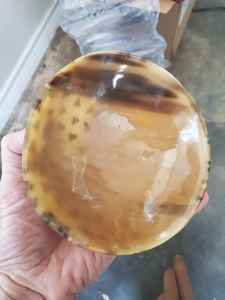 ชุดชามสำหรับเสิร์ฟทรงแตรทำมือขัดเงาสำหรับบ้านและโรงแรมแกะสลักโดยตรงจากอินเดีย - Product Image 3