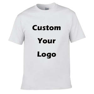 Venta caliente de alta calidad personalizado para hombre 100% algodón logotipo personalizado impresión de gran tamaño camiseta en blanco - Product Image 2