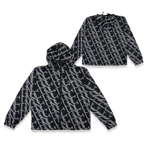 Ensemble de veste de sweat à fermeture éclair personnalisé Streetwear Veste à capuche imprimée avec design de mode Ensemble de shorts - Product Image 2