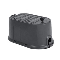Boîtier de compteur d'eau antivol Tianyi Suns bleu/noir avec clé et connexion filetée pour compteurs d'eau DN15-DN50