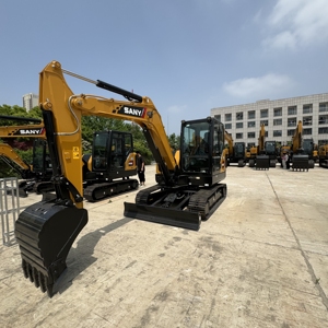 China Sany SY60c <b>Excavator</b> Mini Sany Sy60c Crawler <b>Excavators</b> <b>Machinery</b> Good Condition - Product Image 3