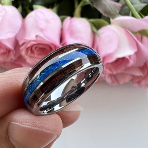 <span class=keywords><strong>Anillo</strong></span> <span class=keywords><strong>de</strong></span> Carburo <span class=keywords><strong>de</strong></span> Tungsteno <span class=keywords><strong>de</strong></span> 8mm <span class=keywords><strong>de</strong></span> Coolstyle Jewelry para <span class=keywords><strong>Hombre</strong></span> y Mujer, <span class=keywords><strong>Anillo</strong></span> <span class=keywords><strong>de</strong></span> Compromiso y Boda con Incrustaciones <span class=keywords><strong>de</strong></span> Ópalo Azul Real y <span class=keywords><strong>Madera</strong></span> <span class=keywords><strong>de</strong></span> Koa, Joyería <span class=keywords><strong>de</strong></span> Moda - Product Image 5