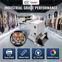 Mesin Printer DTF Kelas Industri Epson XP600 untuk Pencetakan Langsung ke Kain Lebar 300mm AC 110-220V Buatan Cina
