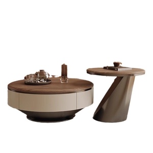 Ánh Sáng Sang Trọng Đơn Giản Hiện Đại Bàn Cà Phê Đặt Óc Chó Gỗ Phong Cách Cổ Đại Cho Đồ Nội Thất Nhà Cho Internet Người Nổi Tiếng Nhỏ Cuộc Sống - Product Image 1