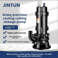 Pompe submersible JINTUN 2 pouces 3 CV pour drainage des eaux usées, débit élevé 10M/H, usage résidentiel et industriel, garantie 1 an, fiable