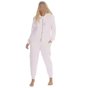 Vente en gros Pyjamas pour adultes Pyjamas en flanelle en peluche Pyjama grenouillère taille plus pour adultes - Product Image 2