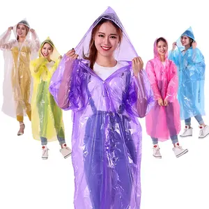 High Quality Rainy Day Easy to Carry Disposable Raincoat Malaysia RAINWEAR Poncho Women Adults Men Single-person Rainwear TOUR