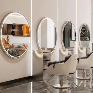 Espejo de Pared Moderno de Lujo con Luz LED para Salón de Belleza, Espejo Individual para Peluquería - Product Image 2