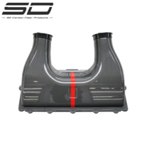 Boîtier d'air arrière en fibre de carbone SD de haute qualité pour kit de carrosserie de conversion Ferrari 458 Speciale, directement de l'usine