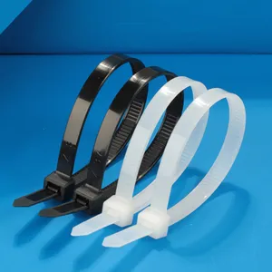 factory price Lock cable tie Wire Zip PA 66 Plastic Fastener Self Locking Machine Nylon Cable Tie