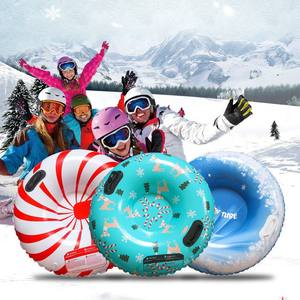 Anello da Sci Gonfiabile in PVC Ecologico per Adulti - Tavola da Sci Nautico Rinforzata per Esterni, Slitta da Neve - Product Image 1