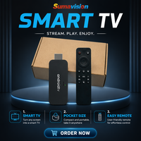 Nuevo TV Stick WiFi5 Android 13 2GB 16GB Quad Core 8K HDR/H265 OTT para ATV con Control por Voz BT
