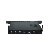 2025 Inter Smart U608/U608F 1U Server Mini PC pour pare-feu avec Intel 6th/7th Gen, 8 * Ports LAN 2 * Fiber LAN