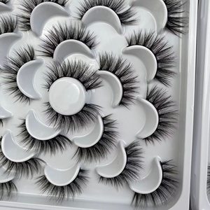 ขน<span class=keywords><strong>ต</strong></span>าปลอมแบบขายส่ง 7D 12-22 มม. ขน<span class=keywords><strong>ต</strong></span>าปลอมหรูหรา นุ่มฟู ทำจากไหมเทียม 100% ขน<span class=keywords><strong>ต</strong></span>าปลอม 3D แบบขนมิงค์เทียม 10 คู่ แบบเ<span class=keywords><strong>ต</strong></span>็มแถบ - Product Image 4