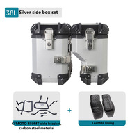 2025 Factory Direct 450MT Porte-bagages latéral en acier au carbone et 38L Luagge Set 45L Top Box avec dossier pour bagages en aluminium CFMotos