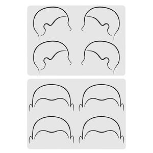 Scalp Micropigmentation Practice Skin Silicone Bald <b>Head</b> SMP <b>Training</b> Pad 1.5mm - Product Image 6