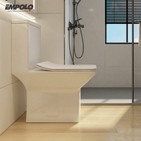WC monobloc en céramique blanc brillant à double chasse, désodorisation automatique, design moderne, à poser au sol, ensemble de toilettes pour salle de bain